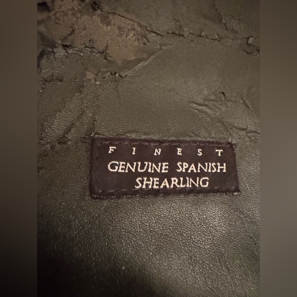 Rare Y2K HISO HIDESOCIETY Shawl Mink Fur Sheepskin Shearling Short Coat - Picture 10 of 14